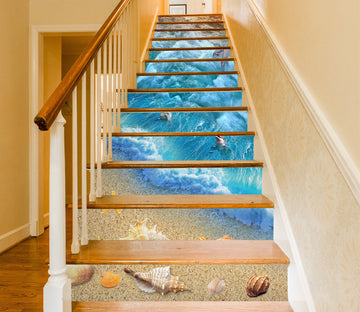 3D Shells And Conch 031 Stair Risers