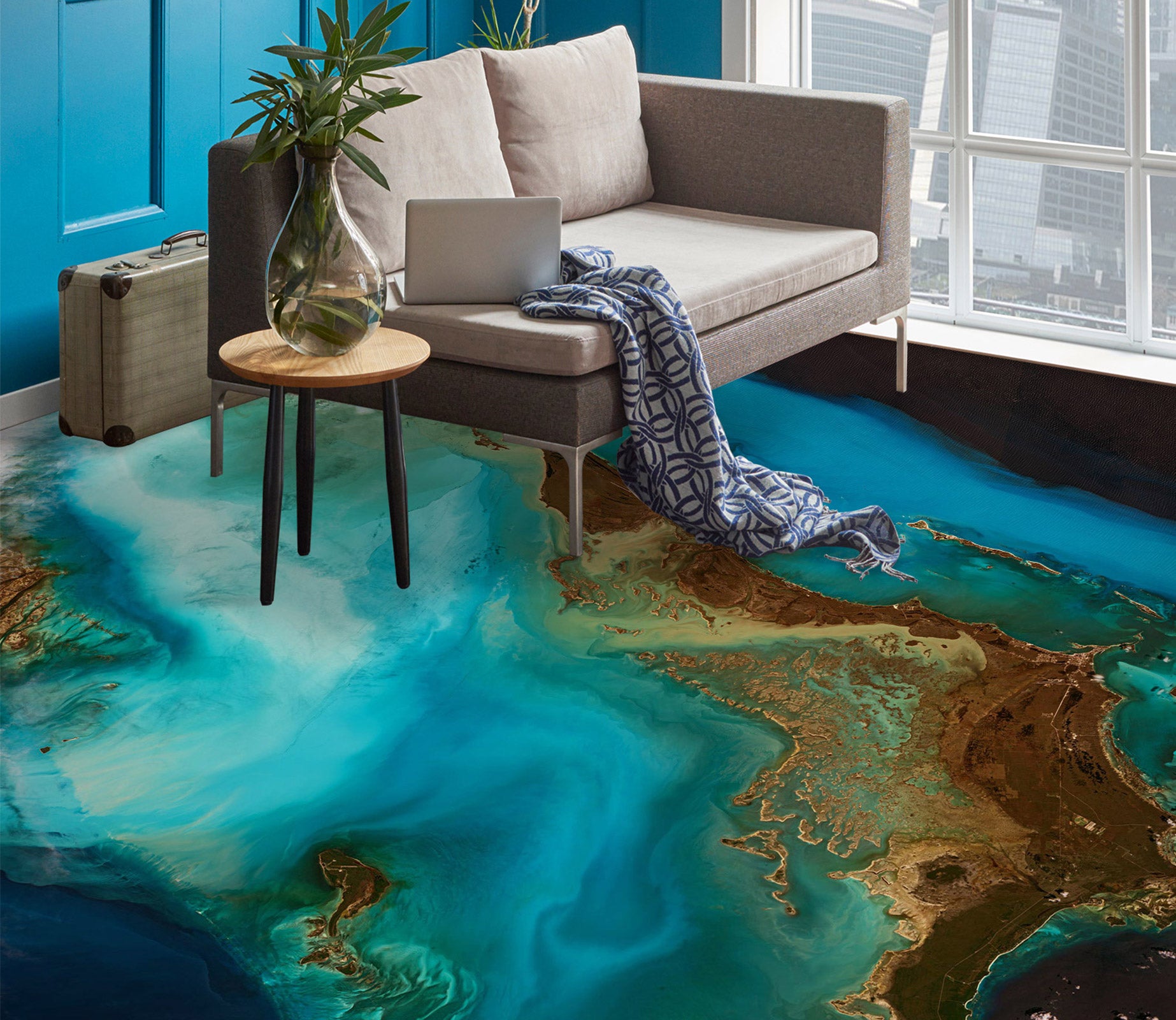 3D Fantasy Color Art 437 Floor Mural  Wallpaper Murals Rug & Mat Print Epoxy waterproof bath floor