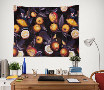 3D Lemon Fruit 5336 Uta Naumann Tapestry Hanging Cloth Hang