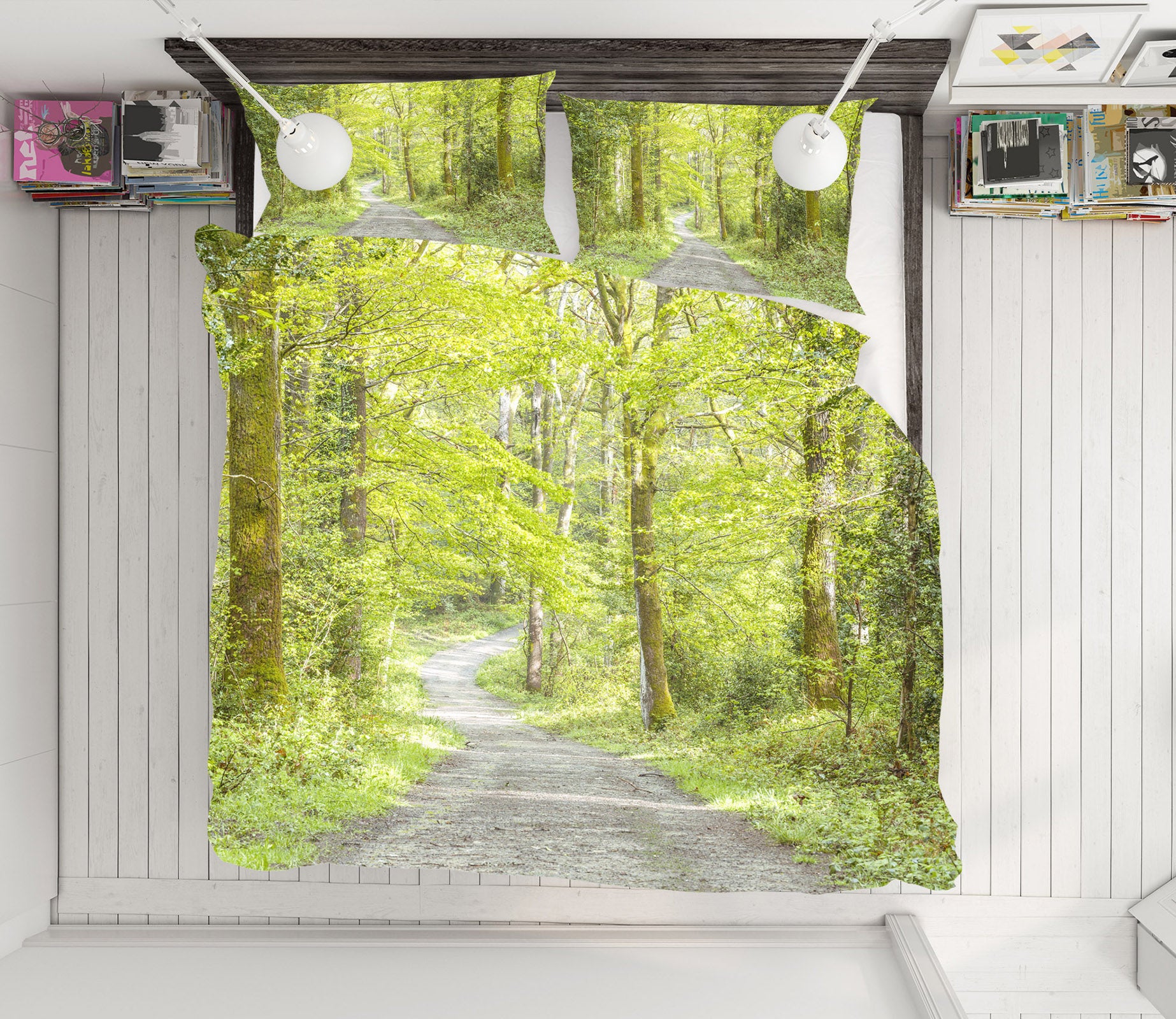 3D Spring Woods 7195 Assaf Frank Bedding Bed Pillowcases Quilt Cover Duvet Cover