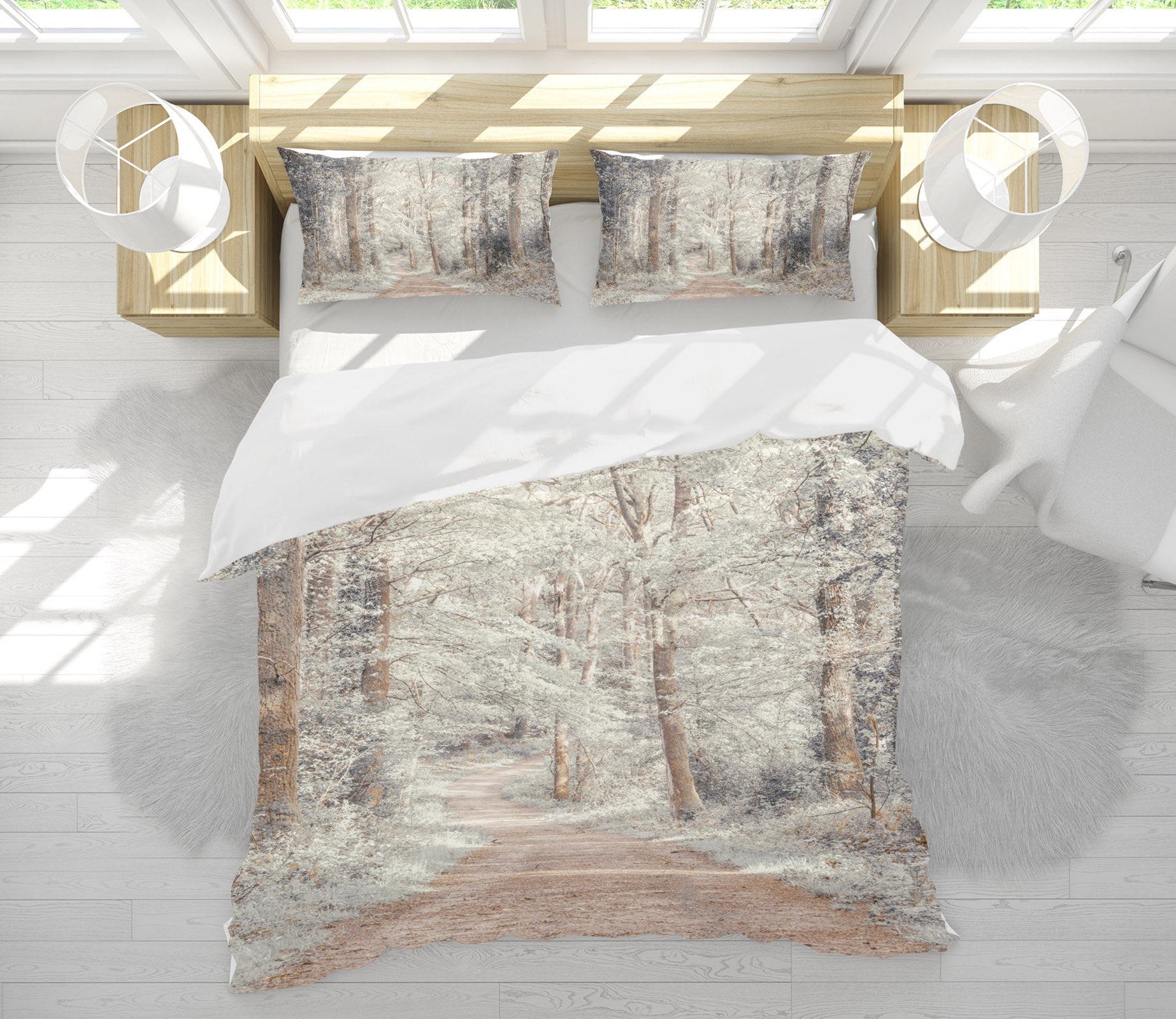 3D Tree Path 7196 Assaf Frank Bedding Bed Pillowcases Quilt Cover Duvet Cover