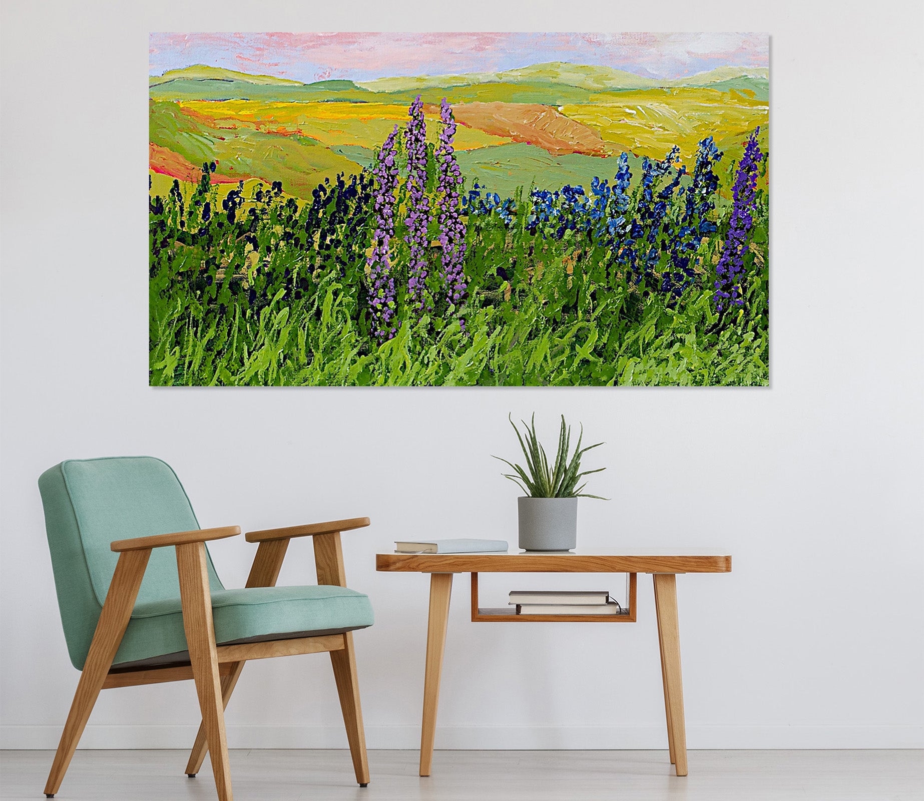 3D Green Field 153 Allan P. Friedlander Wall Sticker