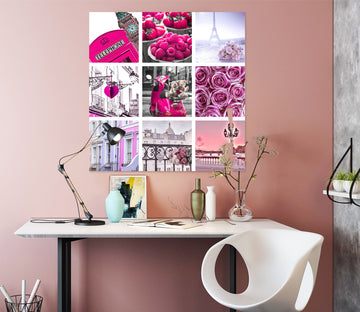 3D Pink Items 043 Assaf Frank Wall Sticker