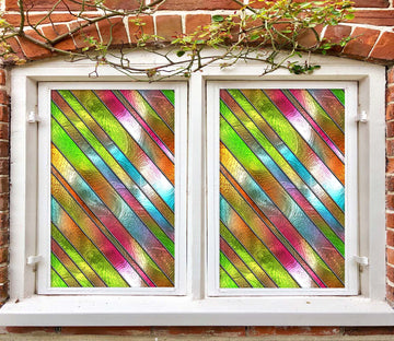 3D Twill Drill 440 Window Film Print Sticker Cling Stained Glass UV Block