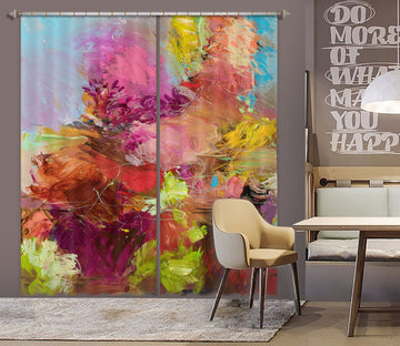 3D Color Graffiti 116 Allan P. Friedlander Curtain Curtains Drapes