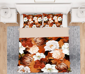 3D Pink Peony Blossom 137 Uta Naumann Bedding Bed Pillowcases Quilt