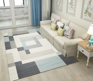 3D Modern Geometric Pattern WG403 Non Slip Rug Mat Mat AJ Creativity Home 