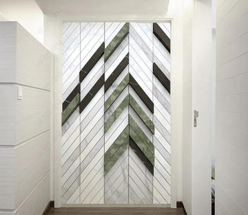 3D Colored Planks WC271 Wall Murals