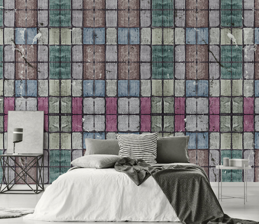 3D Color Brick WG096 Wall Murals