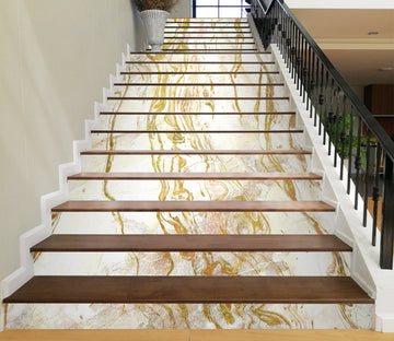 3D Golden Quicksand 523 Stair Risers