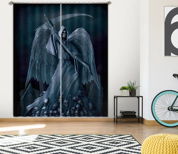 3D Death On A Hold 030 Vincent Hie Curtain Curtains Drapes