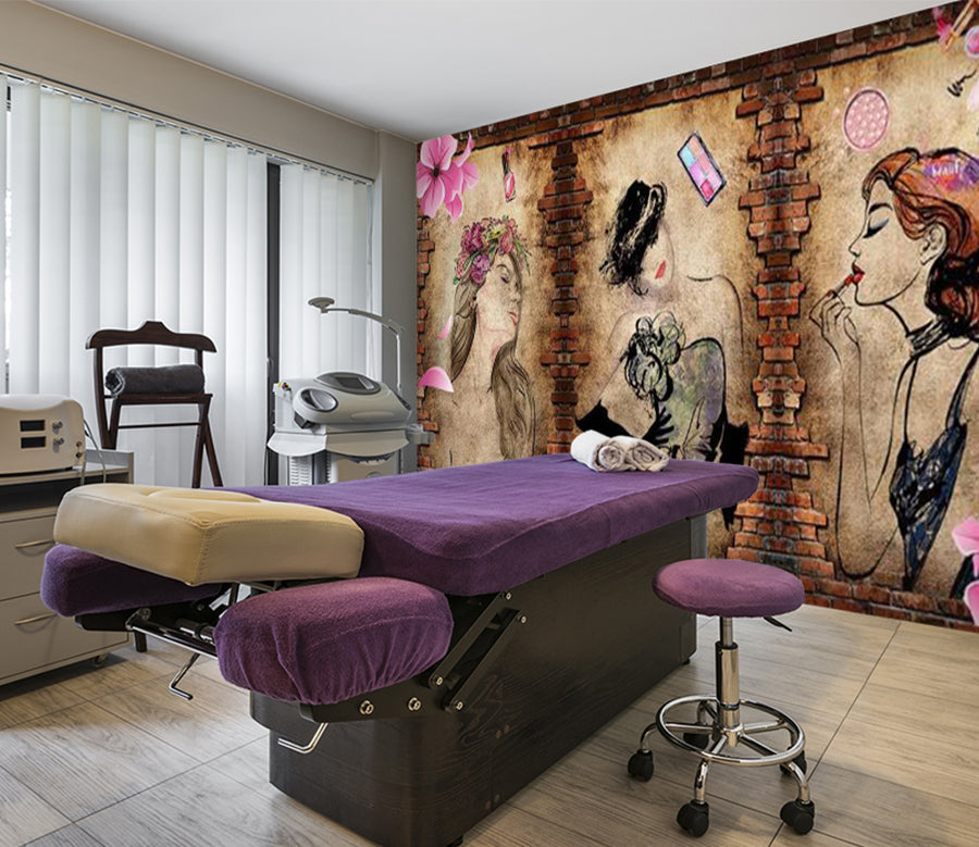 3D Beautiful Girl 1553 Wall Murals