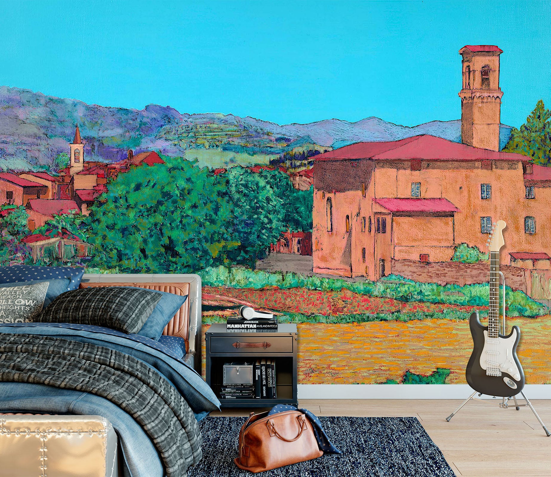 3D Painted Villa 252 Allan P. Friedlander Wall Mural Wall Murals