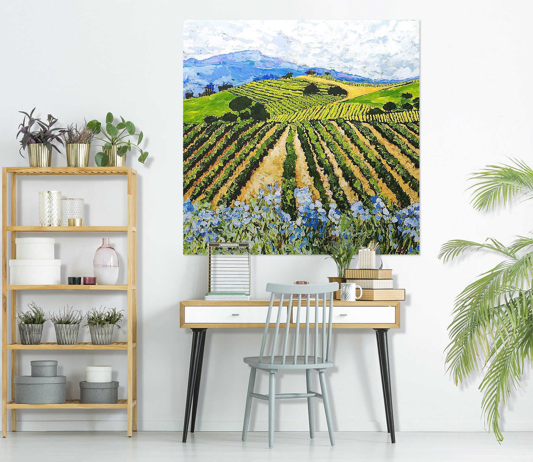 3D Planting Field 116 Allan P. Friedlander Wall Sticker