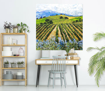 3D Planting Field 116 Allan P. Friedlander Wall Sticker