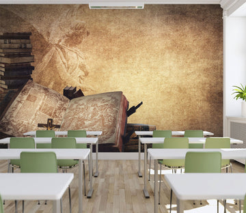 3D books 11 Wall Murals Wallpaper AJ Wallpaper 2 