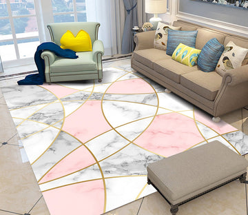 3D Colored Geometric Pattern WG448 Non Slip Rug Mat Mat AJ Creativity Home 