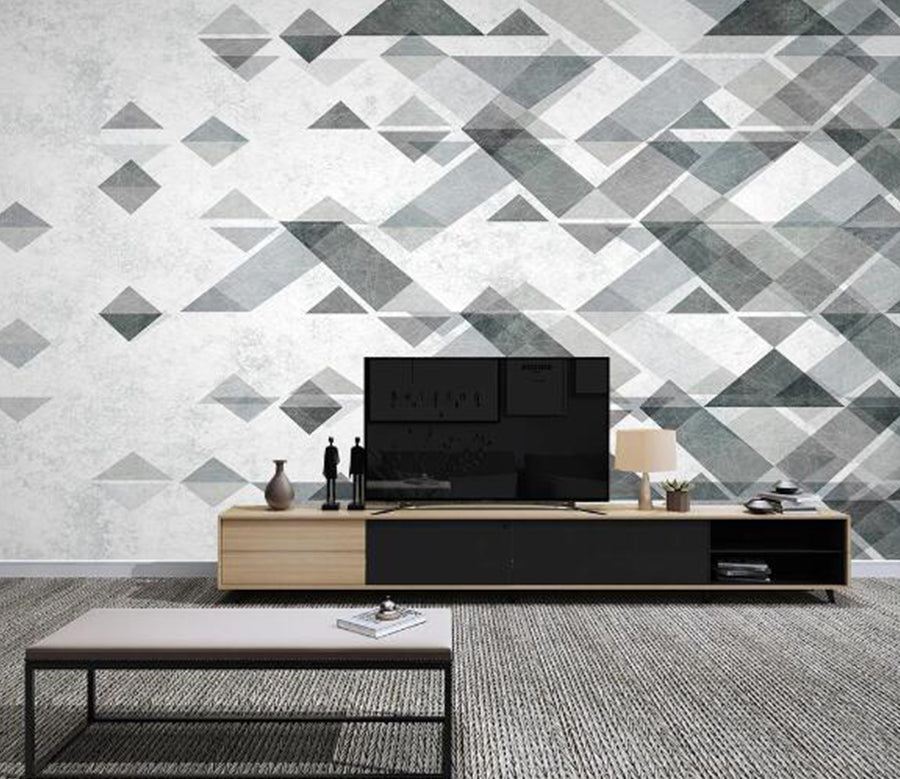 3D Graphic Triangle WC1420 Wall Murals