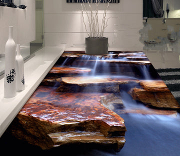 3D Light Stone 425 Floor Mural  Wallpaper Murals Rug & Mat Print Epoxy waterproof bath floor