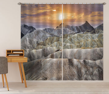 3D White Mountain Peak 196 Marco Carmassi Curtain Curtains Drapes