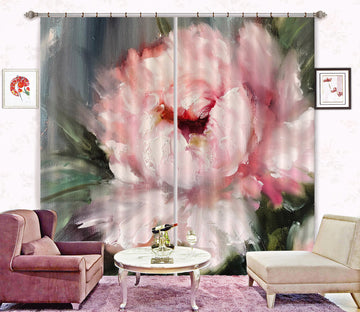 3D Pink Flower 2398 Skromova Marina Curtain Curtains Drapes