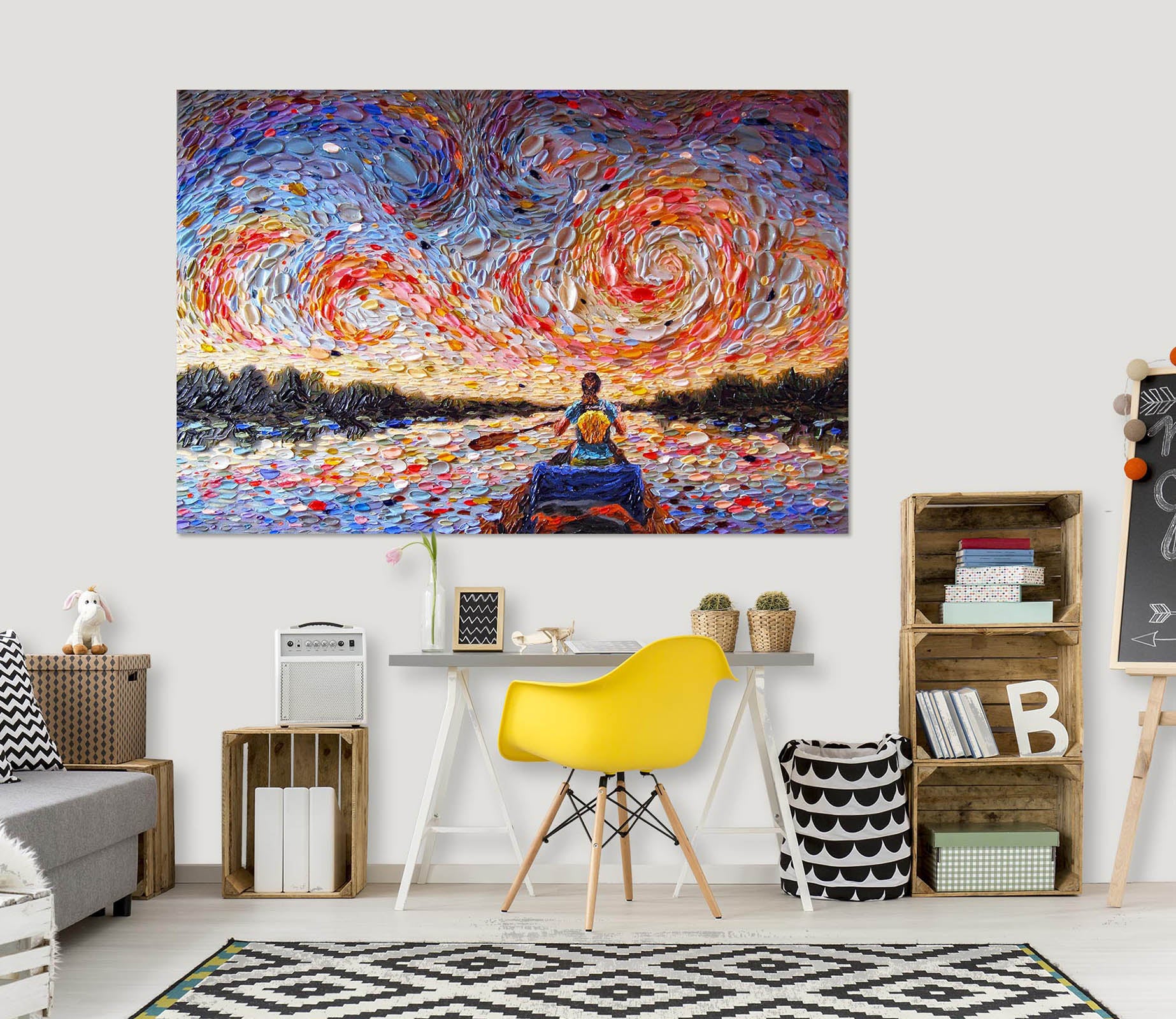 3D Sunset 011 Dena Tollefson Wall Sticker