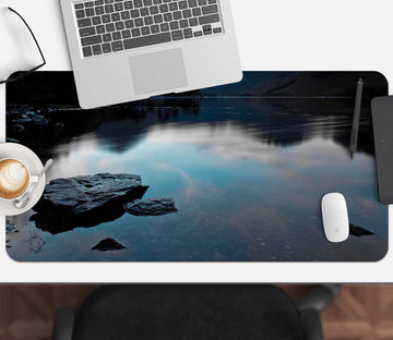3D Stone Lake 7720 Assaf Frank Desk Mat