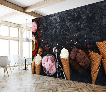 3D Chocolate Walnut Ice Cream 745 Wallpaper AJ Wallpaper 2 
