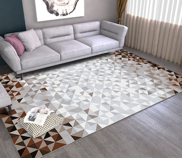 3D Colored Geometric Pattern WG447 Non Slip Rug Mat Mat AJ Creativity Home 