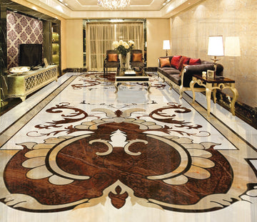 3D Marble Heart Pattern WG393 Floor Mural Wallpaper AJ Wallpaper 2 