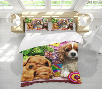 3D Cute Dog 2108 Adrian Chesterman Bedding Bed Pillowcases Quilt