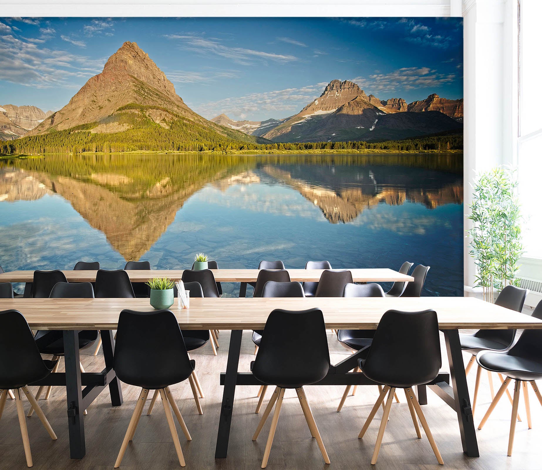 3D Water Mountain 129 Kathy Barefield Wall Mural Wall Murals