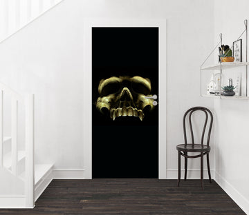 3D Horror Skeleton 612 Tom Wood Door Mural