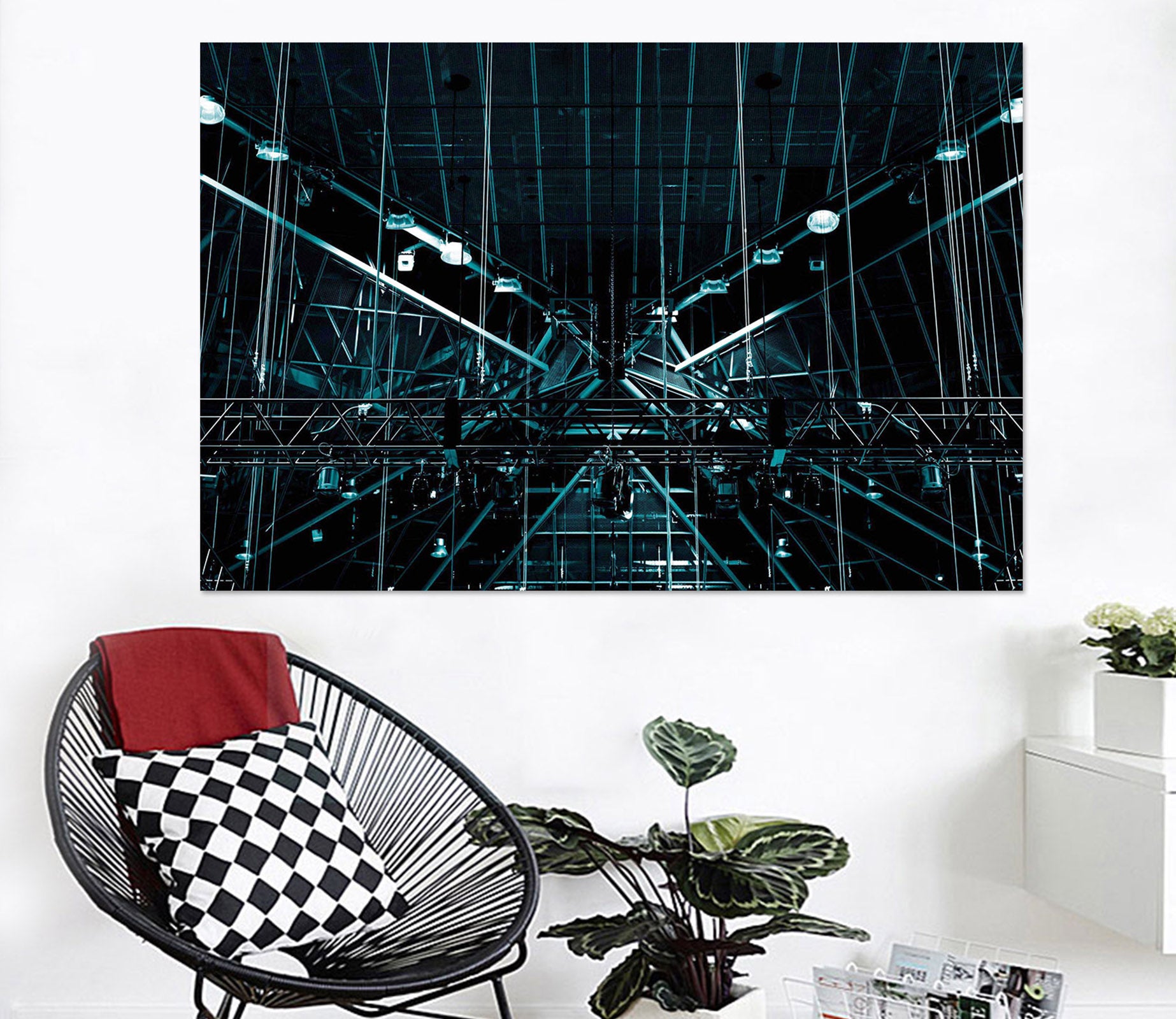 3D Reinforced Shelf 019 Noirblanc777 Wall Sticker