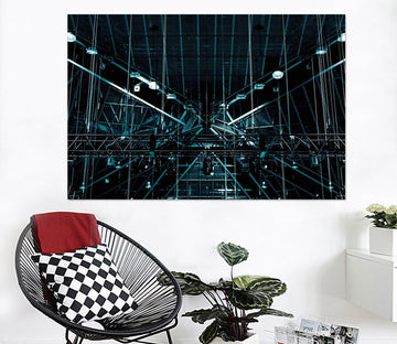 3D Reinforced Shelf 019 Noirblanc777 Wall Sticker