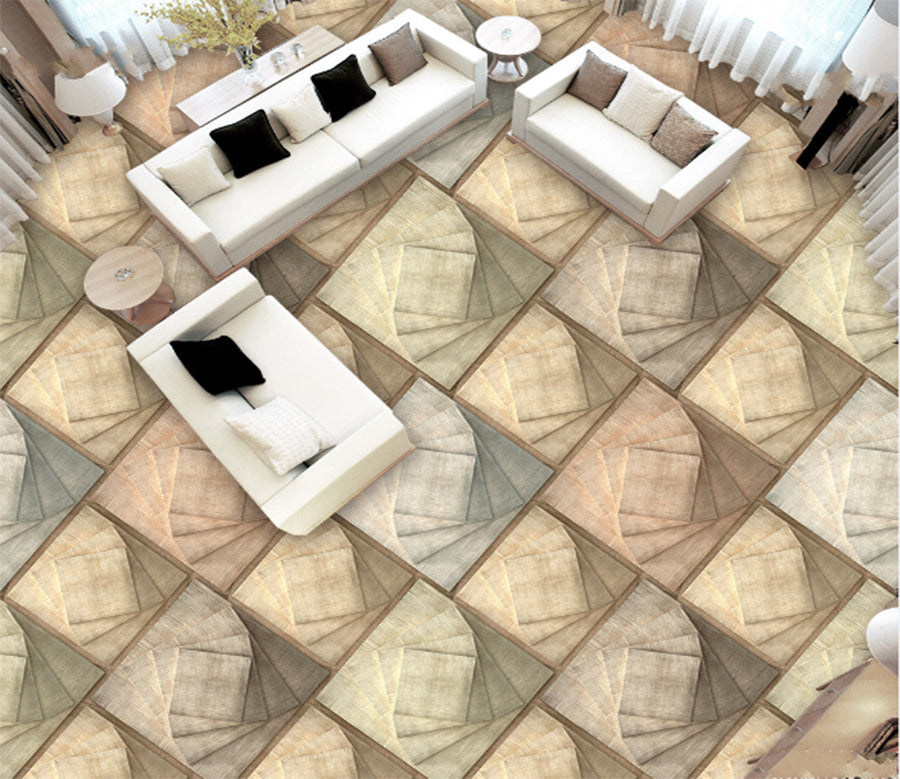 3D Color Stone Carving 201 Floor Mural  Self-Adhesive Sticker Bathroom Non-slip Waterproof Flooring Murals