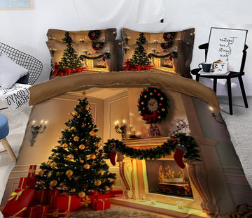 3D Christmas Tree 31186 Christmas Quilt Duvet Cover Xmas Bed Pillowcases