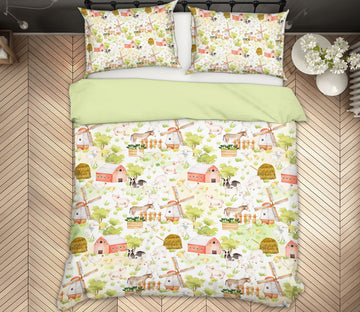 3D Windmill Horse 213 Uta Naumann Bedding Bed Pillowcases Quilt