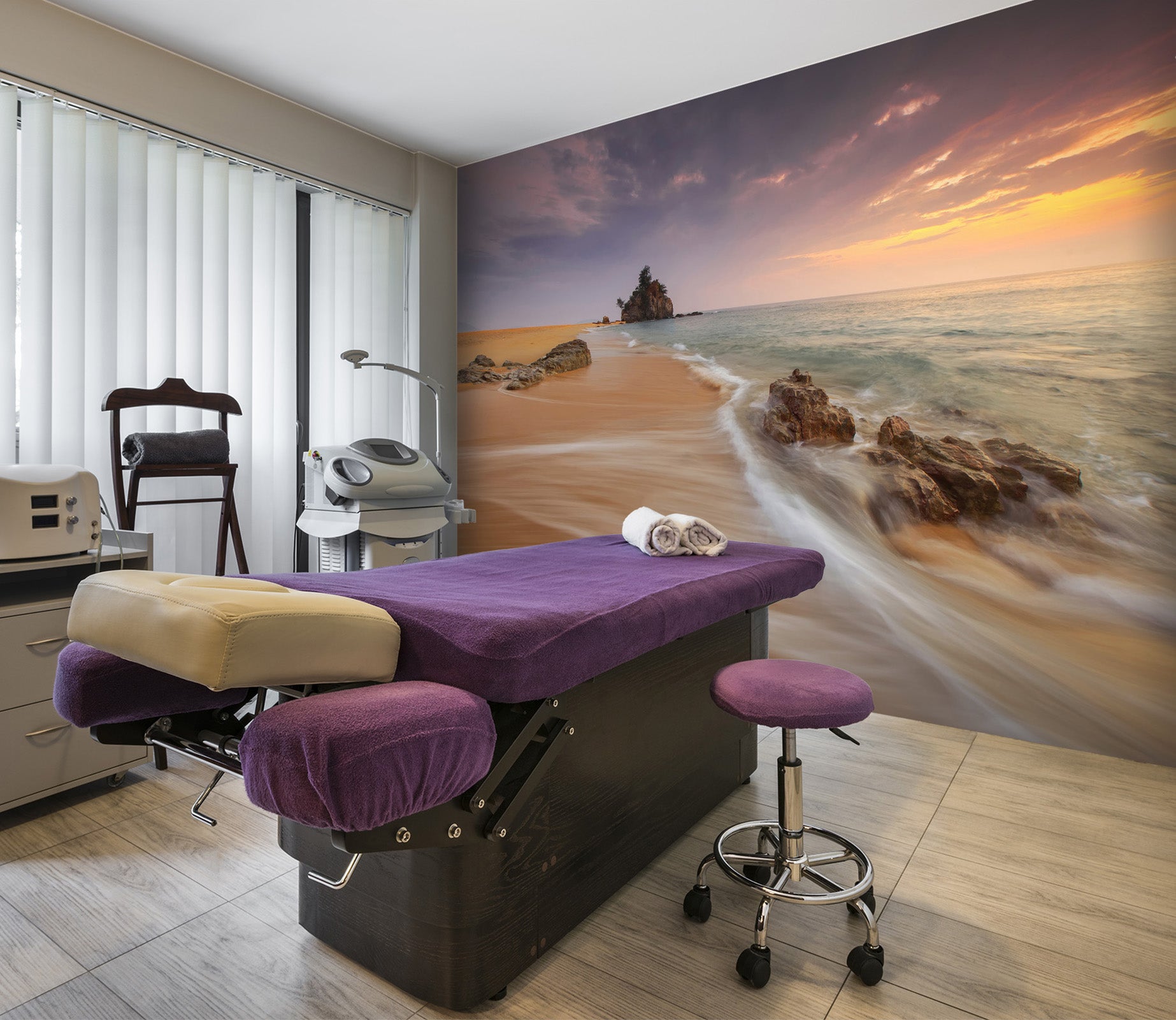 3D Sea Beach 363 Wall Murals