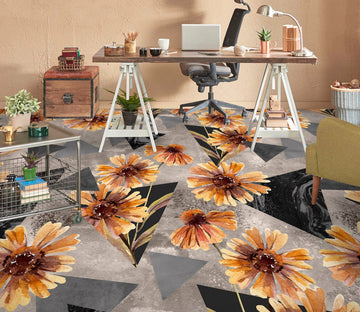 3D Chrysanthemum Painting 584 Floor Mural  Wallpaper Murals Rug & Mat Print Epoxy waterproof bath floor
