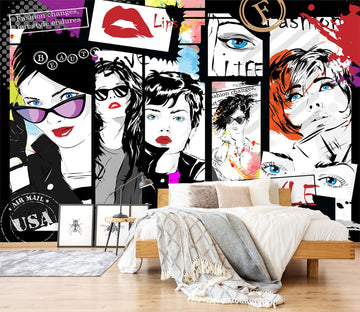 3D Red Lip Sunglasses 626 Wallpaper AJ Wallpaper 2 