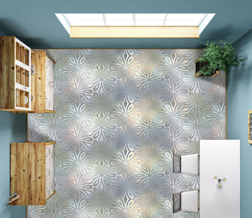 3D Hazy Color Pattern 785 Floor Mural