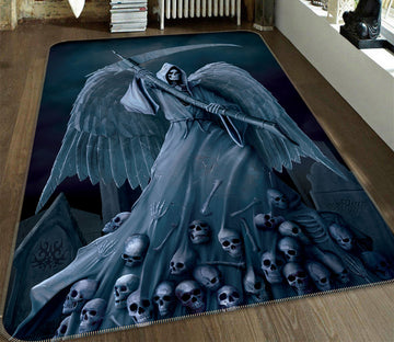 3D Death On A Hold 1029 Vincent Hie Rug Non Slip Rug Mat