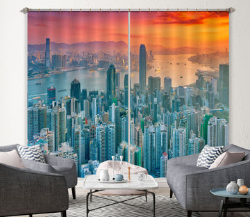 3D Overlook The City 105 Marco Carmassi Curtain Curtains Drapes