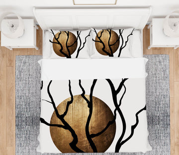 3D Moon Dead Tree 188 Boris Draschoff Bedding Bed Pillowcases Quilt
