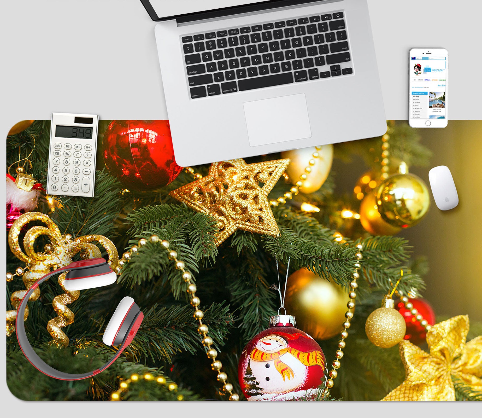 3D Christmas Tree Pendant 53193 Christmas Desk Mat Xmas