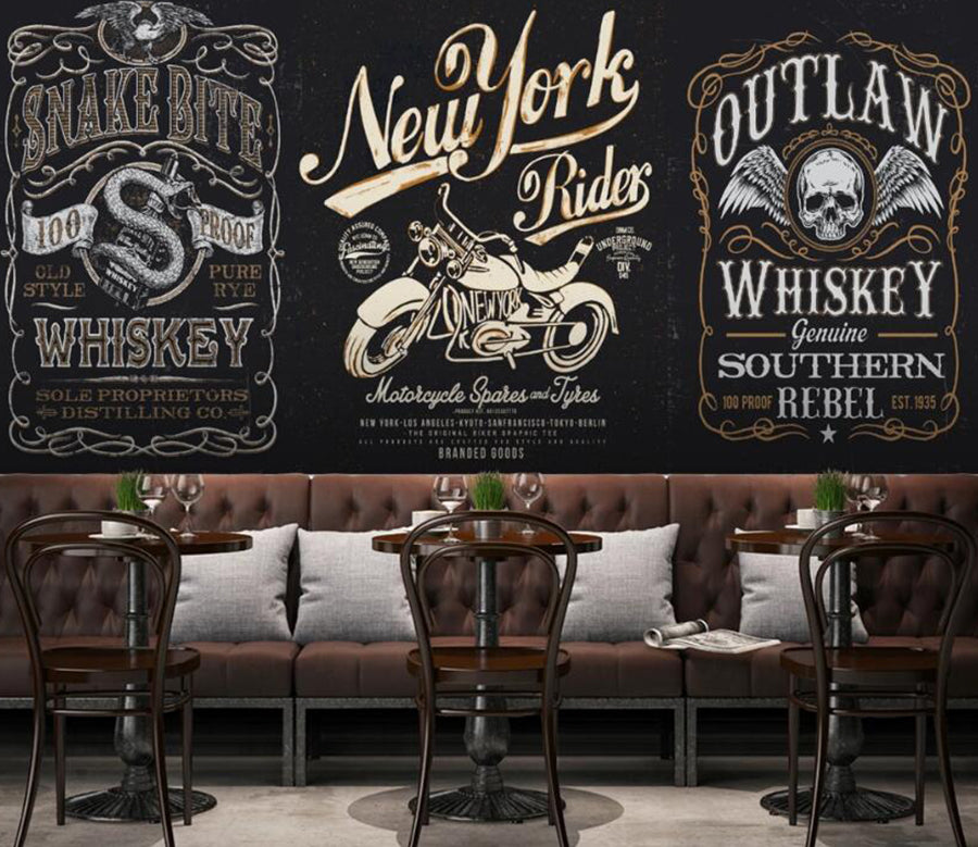 3D Mysterious Dark Sign 651 Wall Murals