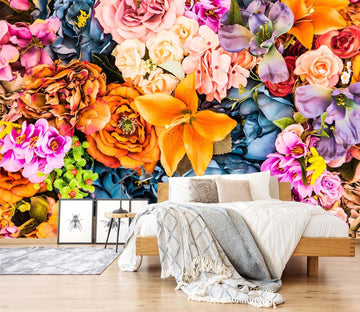 3D Lush Flower Blossom 559 Wallpaper AJ Wallpaper 2 
