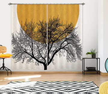 3D Twig Sun 068 Boris Draschoff Curtain Curtains Drapes