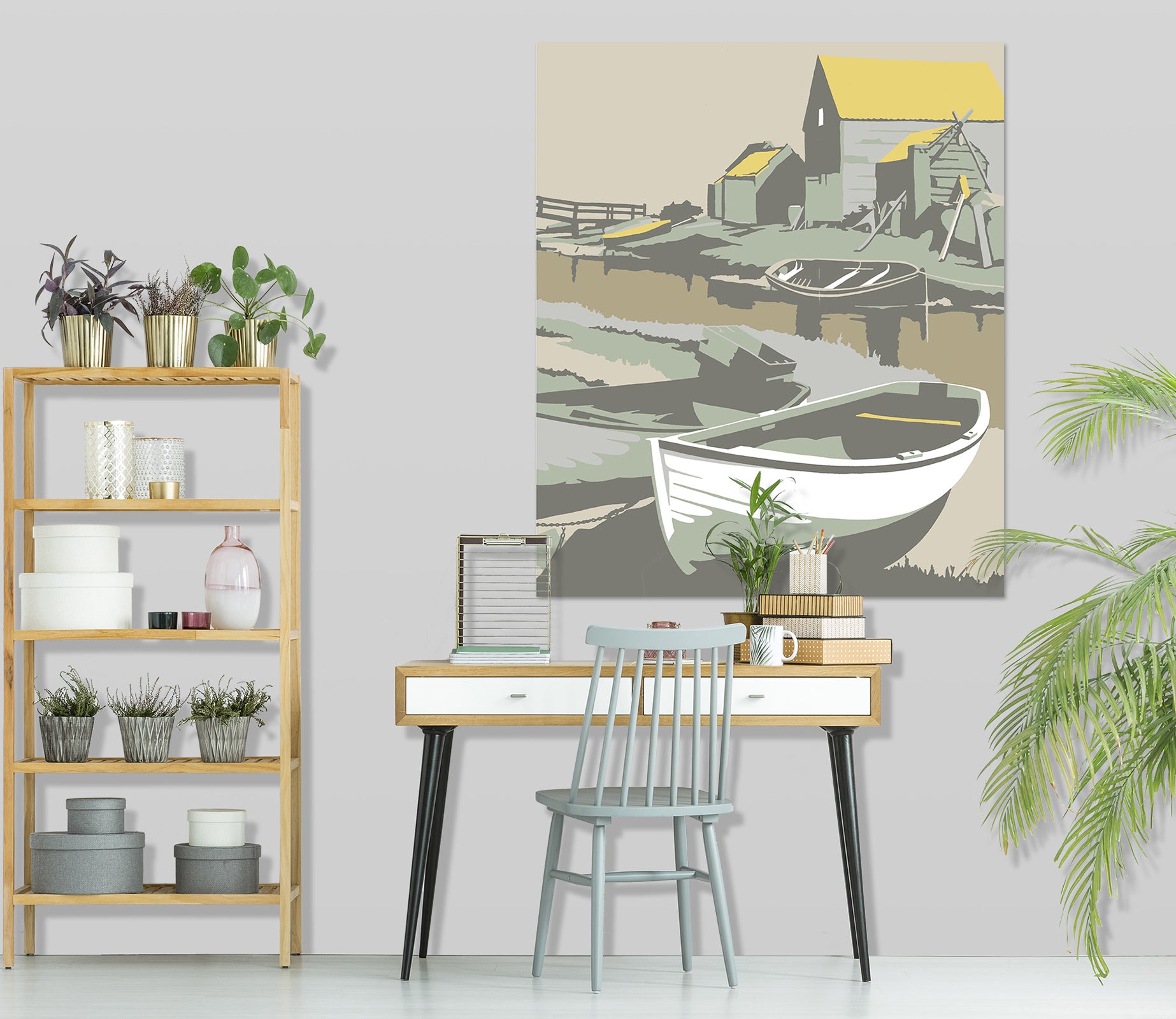 3D Southwold Harbour 063 Steve Read Wall Sticker